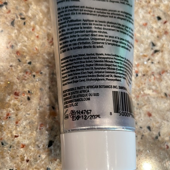 NEW African Botanics Muscle Pain Relief Recovery Gel
/ Therapeutic Cream / - Picture 6 of 6